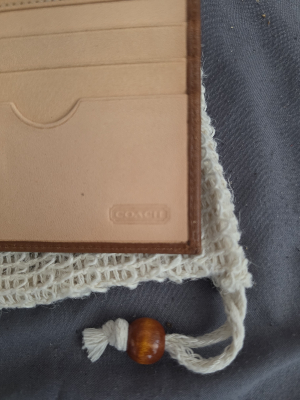 Coach Smooth Leather Bifold Wallet in Saddle Brown - Picture 3 of 10